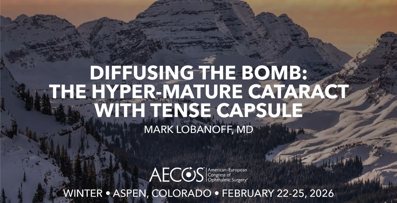 Diffusing the Bomb - The Hyper-Mature Cataract with Tense Capsule