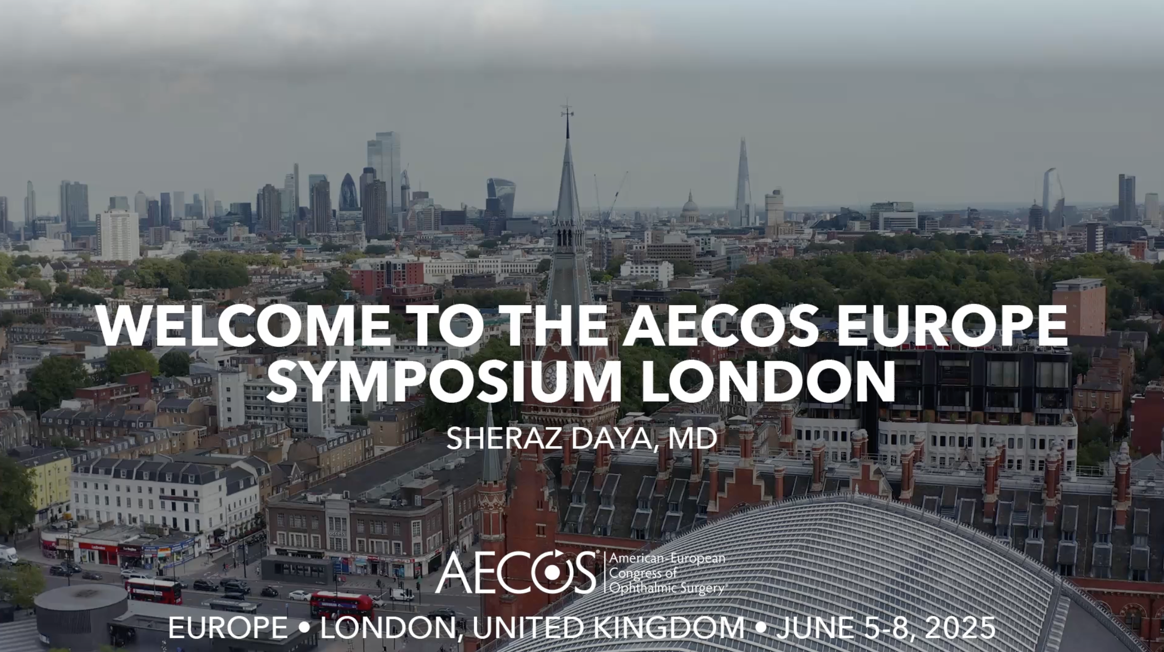 Welcome to the AECOS Europe Symposium London