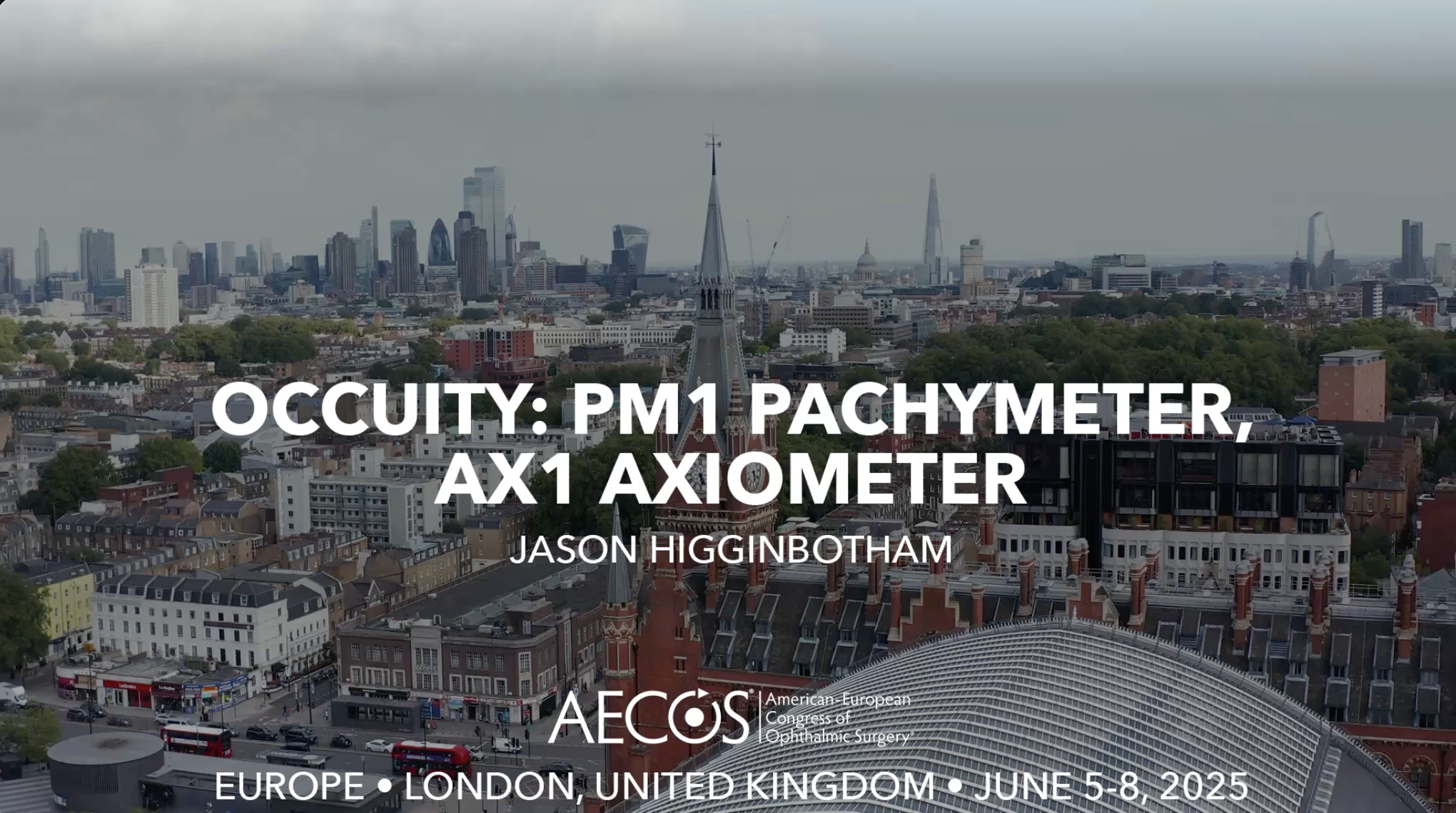 Occuity - PM1 Pachymeter, AX1 Axiometer
