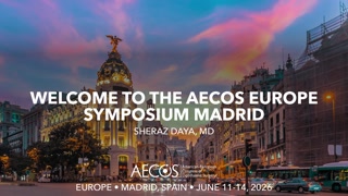 Welcome to the AECOS Europe Symposium Madrid